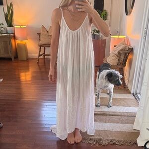 White Maxi Slip Mikoh Dress